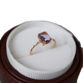 Lavender Grace Crystal Ring