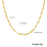 Gold Tone Titanium Bee Jewelry Set - Chain