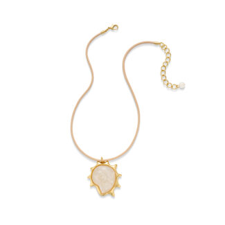 lucky wheel shell pendant necklace – ocean inspired minimalist jewellery