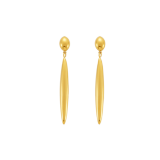 liquidglide drop earrings mirror polished