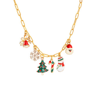 Christmas-Layering-Necklace-Set-with-Multi-Charms