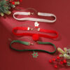 Christmas-Velvet-Choker 3-Pack-Set-Festive-Red-Green-White-Collection